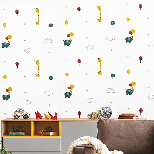 Wallpaper Foam Fabric Sticker